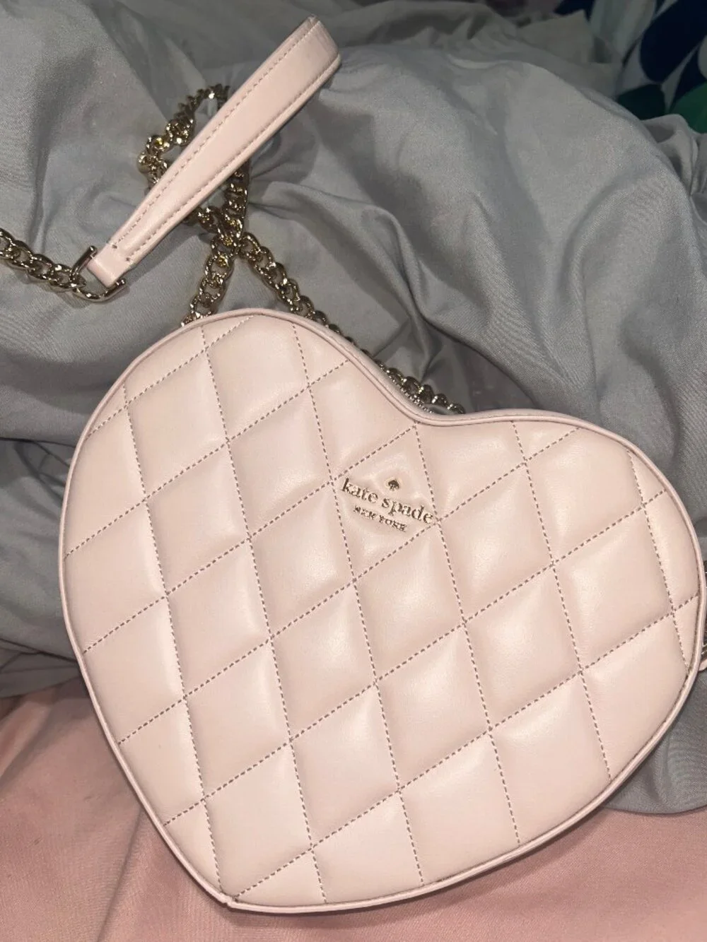 Kate Spade Quilted Heart Crossbody Bag | Pink